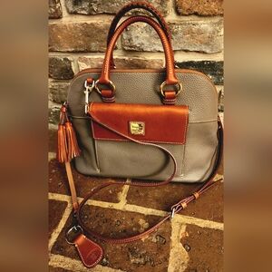 Dooney & Bourke, Large, Gray and Rust